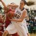 Dexter's Kathryn Pisano fights for the ball as she makes a rebound  against Canton during the first half the regional semifinal game at Novi High School Tuesday, Mar. 5th.
Courtney Sacco I AnnArbor.com  